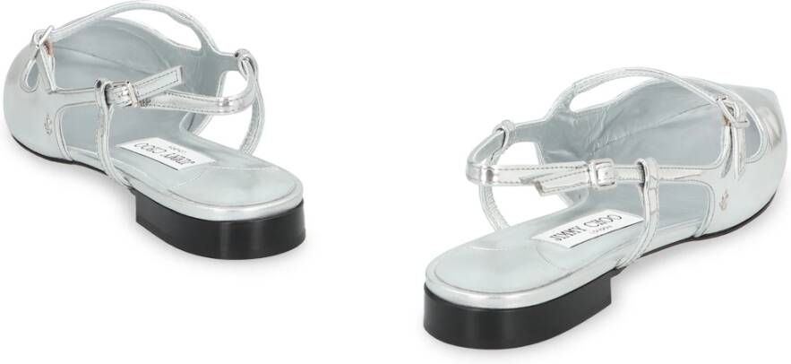 Jimmy Choo Leren Slingback Pumps met Puntige Neus