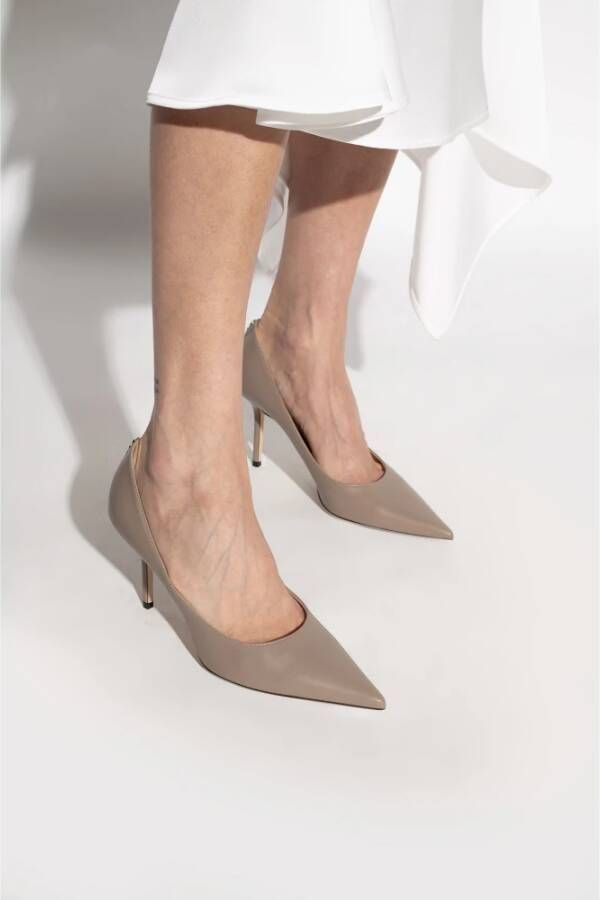 Jimmy Choo Liefde leren stiletto pumps Beige Dames