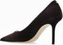 Jimmy Choo Liefde suède stiletto pumps Bruin Dames - Thumbnail 5