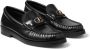 Jimmy Choo Zwarte Leren Flats met Kettingdetail Black Dames - Thumbnail 39