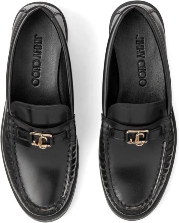 Jimmy Choo Loafers Black Dames