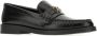 Jimmy Choo Zwarte Leren Flats met Kettingdetail Black Dames - Thumbnail 3
