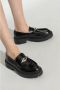 Jimmy Choo Zwarte platte schoenen met diamantdetail Black Dames - Thumbnail 11
