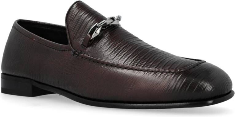 Jimmy Choo Marti schoenen type loafers Brown Heren