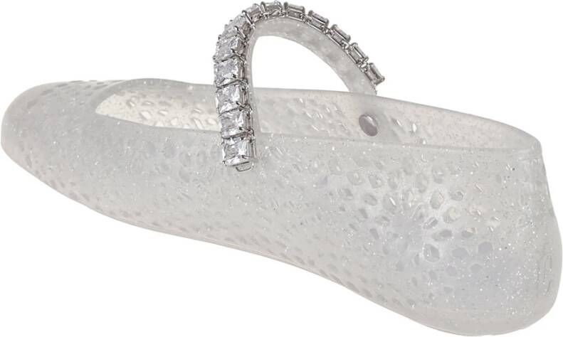 Jimmy Choo Metallic Ballerina met Kristalband