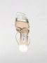 Jimmy Choo Metallic Leren Hakken Sandalen - Thumbnail 2