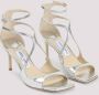 Jimmy Choo Leren Sandalen met Verstelbare Enkelband - Thumbnail 3