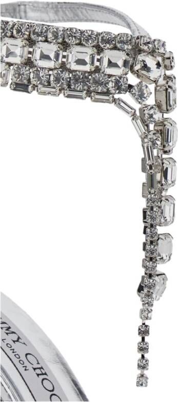 Jimmy Choo Metallic Stiletto Sandalen