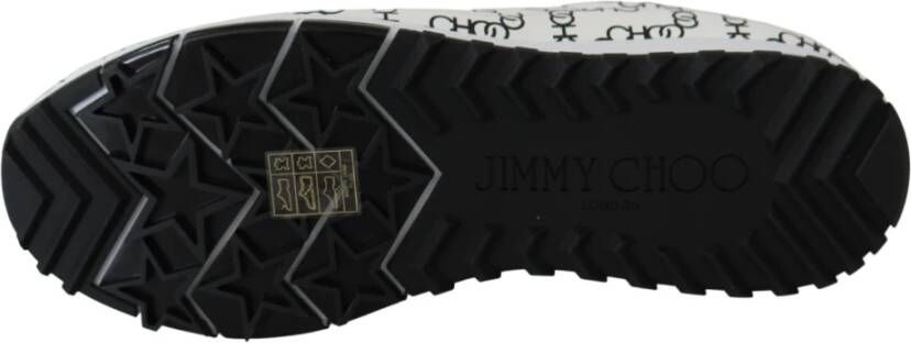 Jimmy Choo Monochrome Leren Slip-On Sneakers