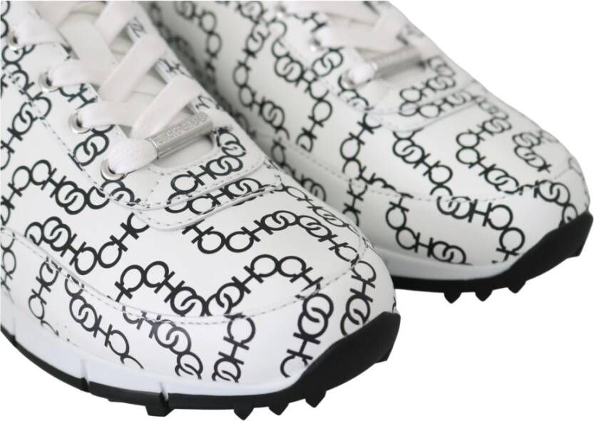 Jimmy Choo Monza olcc Leder Sneakers White Dames