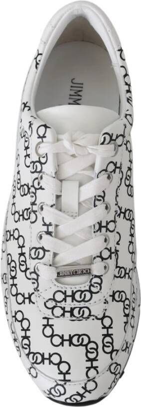 Jimmy Choo Monza olcc Leder Sneakers White Dames