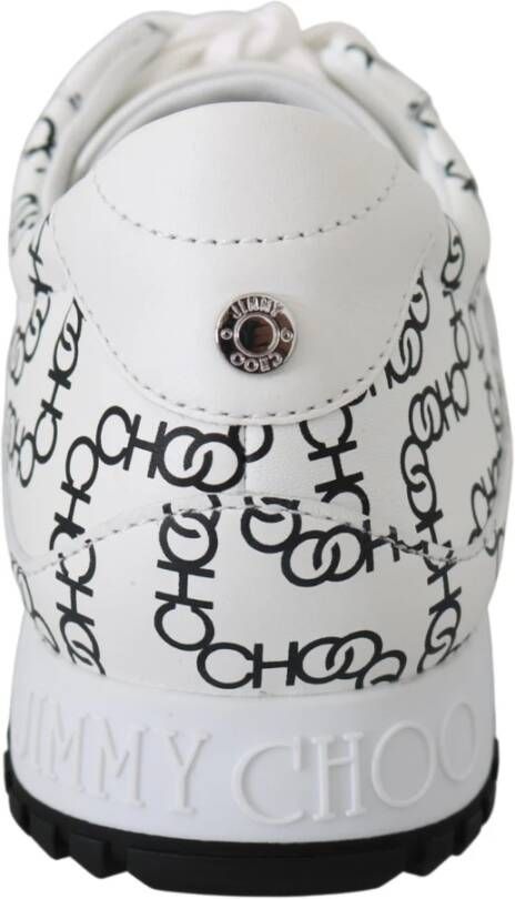 Jimmy Choo Monza olcc Leder Sneakers White Dames