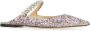 Jimmy Choo Zilveren Kristalversierde Platte Schoenen Multicolor Dames - Thumbnail 2