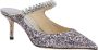 Jimmy Choo Zilveren Glitter Hak Muiltjes Gray Dames - Thumbnail 3