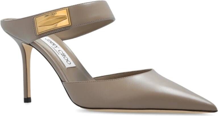 Jimmy Choo Nell hakken muiltjes Beige Dames