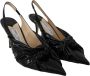 Jimmy Choo Elegante Zwarte Leren Pumps met Puntige Neus Black Dames - Thumbnail 2