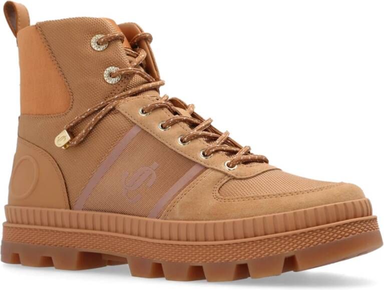 Jimmy Choo Normandy hoge sneakers Bruin Dames