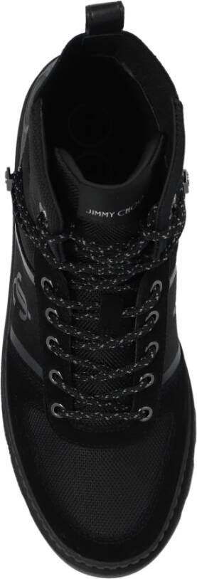 Jimmy Choo Normandy hoge sneakers Zwart Dames