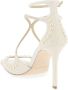 Jimmy Choo Parelversierde Satijnen Sandalen White Dames - Thumbnail 2