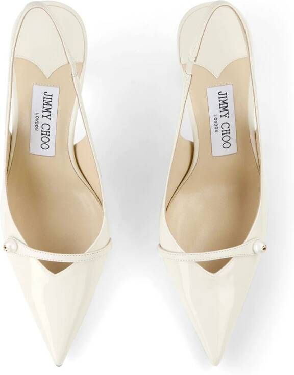 Jimmy Choo Patent Nappa Latte Damesmode Sneakers