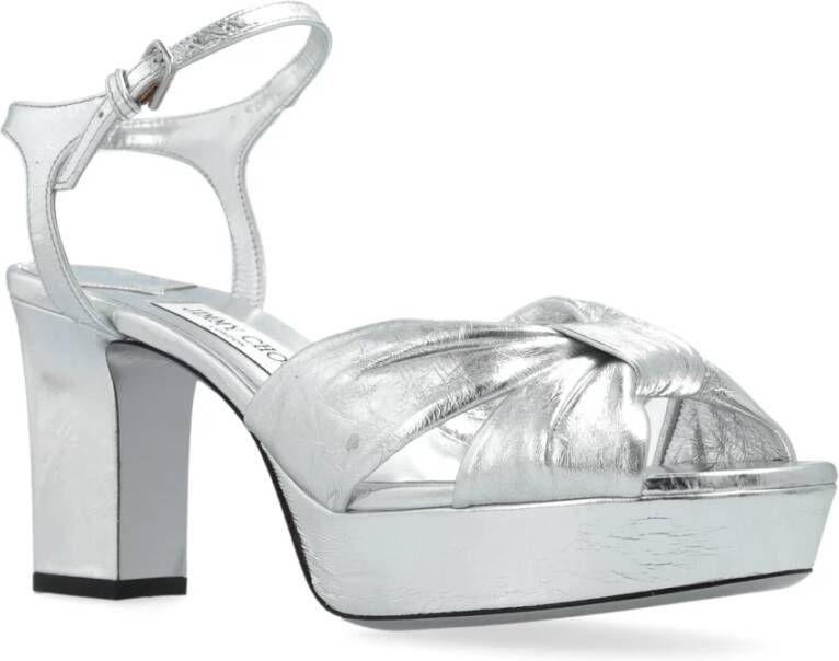 Jimmy Choo Plateau sandalen Heloise Gray Dames