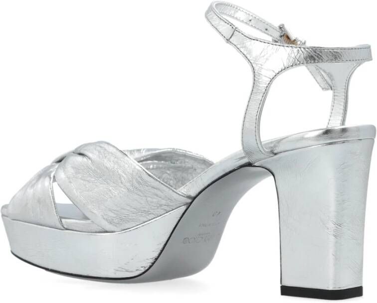 Jimmy Choo Plateau sandalen Heloise Gray Dames
