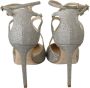Jimmy Choo Platinum Ice Lancer Leren Pumps Gray Dames - Thumbnail 5