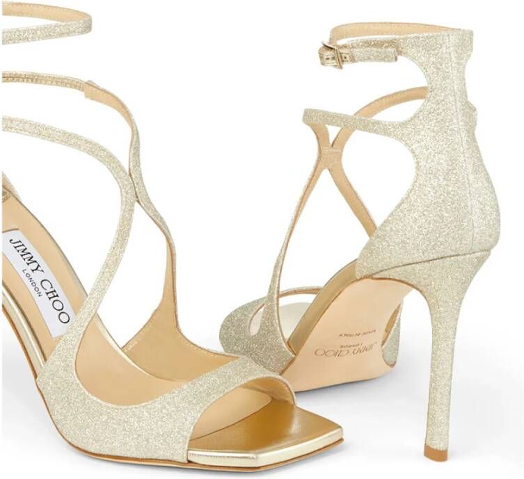 Jimmy Choo Platinum Ice Sandalen Beige Dames