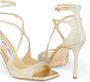 Jimmy Choo Sandalen met Glitterpoeder en Verfijnde Bandjes White Dames - Thumbnail 12