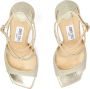 Jimmy Choo Sandalen met Glitterpoeder en Verfijnde Bandjes White Dames - Thumbnail 13