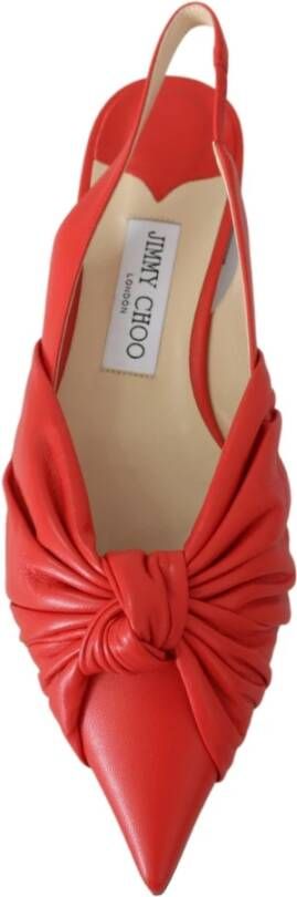 Jimmy Choo Platte sandalen Rood Dames