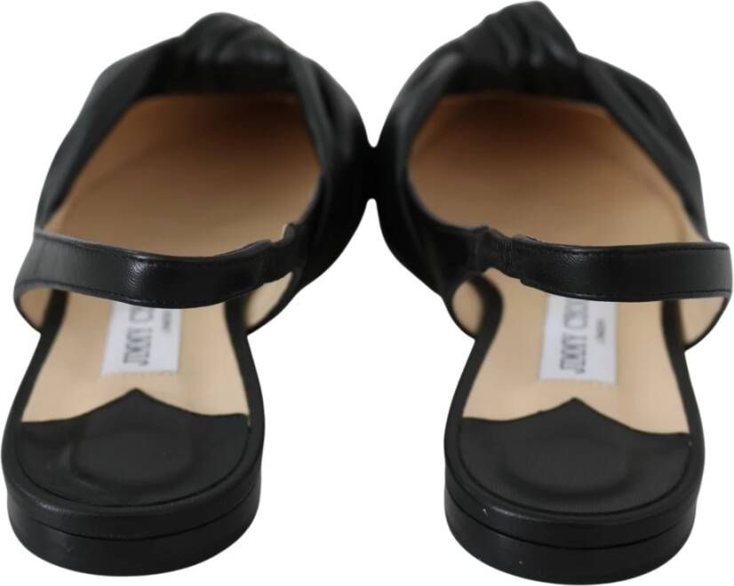 Jimmy Choo Platte sandalen Zwart Dames