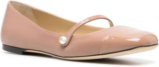 Jimmy Choo Platte schoenen met pareldetails
