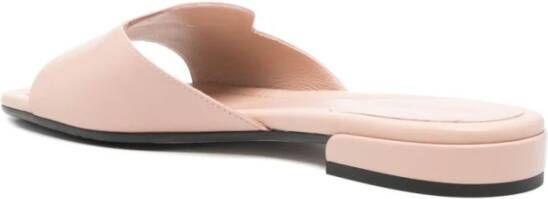 Jimmy Choo Poederroze Leren Sandalen Pink Dames