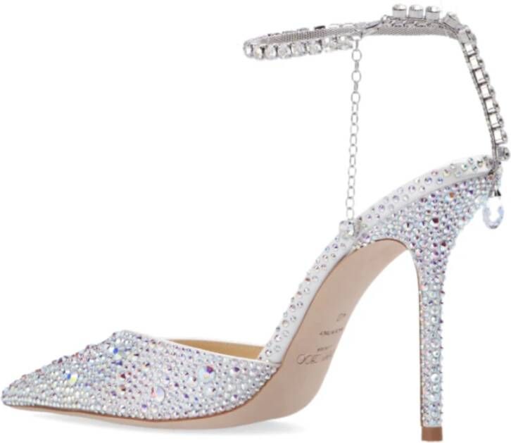 Jimmy Choo Saeda pumps Wit - Foto 4