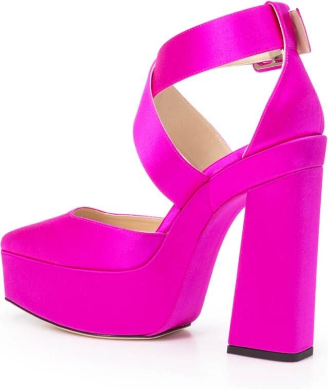 Jimmy Choo Gian pumps met plateauzool Roze - Foto 2