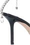 Jimmy Choo Zwarte Patentleren Kristallen Ketting Hakken Black Dames - Thumbnail 3