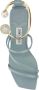 Jimmy Choo Powder Blue Satin Ottilia Sandalen - Thumbnail 2
