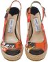 Jimmy Choo Pre-owned Canvas sandals Multicolor Dames - Thumbnail 2