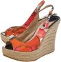 Jimmy Choo Pre-owned Canvas sandals Multicolor Dames - Thumbnail 3