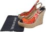 Jimmy Choo Pre-owned Canvas sandals Multicolor Dames - Thumbnail 7