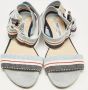 Jimmy Choo Pre-owned Canvas sandals Multicolor Dames - Thumbnail 3