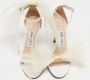 Jimmy Choo Pre-owned Canvas sandals White Dames - Thumbnail 3