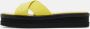 Jimmy Choo Pre-owned Canvas sandals Yellow Dames - Thumbnail 2