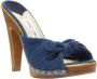 Jimmy Choo Pre-owned Cotton heels Blue Dames - Thumbnail 2