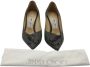 Jimmy Choo Pre-owned Cotton heels Gray Dames - Thumbnail 7