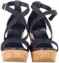 Jimmy Choo Pre-owned Cotton sandals Blue Dames - Thumbnail 3