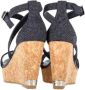 Jimmy Choo Pre-owned Cotton sandals Blue Dames - Thumbnail 4