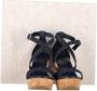 Jimmy Choo Pre-owned Cotton sandals Blue Dames - Thumbnail 5