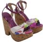 Jimmy Choo Pre-owned Cotton sandals Multicolor Dames - Thumbnail 3